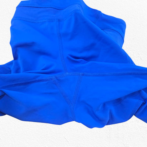 Lululemon Inspire Tight II 25” Cerulean Blue Mesh Reflective Run Leggings Size 6 - Picture 5 of 8